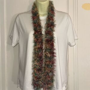 Multi colored (red, green, gold & blue) magic scarf